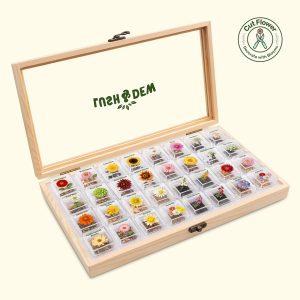 Gift-Ready All-in-One Cut Flower Garden Seed Bank - 32 Seed Varieties (USDA Zone 3-10)